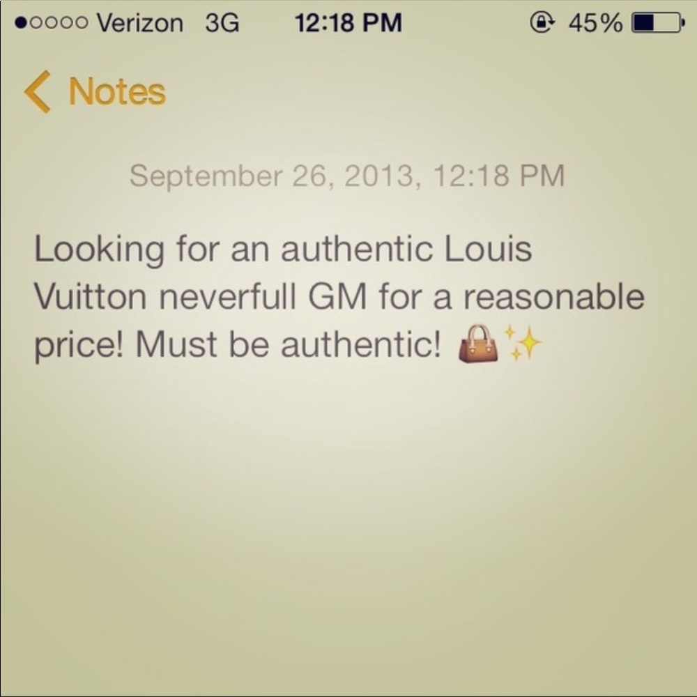 Looking for GM, must come with pouch